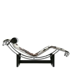 Cassina Chaises<4 Chaise Longue À Reglage Continu By Le Corbusier & Pierre Jeanneret & Charlotte Perriand - Hairyskin