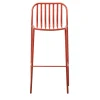 TrabA' Bar Stools<0194 Metis Line Red Bar Stool by Studio Gabbertas