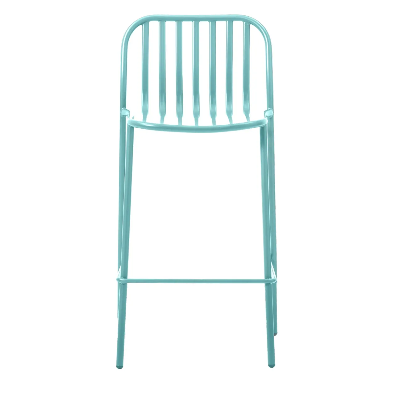 TrabA' Bar Stools<0194 Metis Line Turquoise Bar Stool By Studio Gabbertas