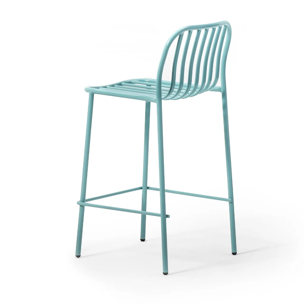 TrabA' Bar Stools<0194 Metis Line Turquoise Bar Stool By Studio Gabbertas