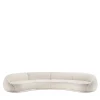 Ghidini 1961 Sofas<Abbracci 4-Module White Sofa by Lorenza Bozzoli