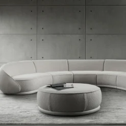 Ghidini 1961 Sofas<Abbracci 4-Module White Sofa by Lorenza Bozzoli