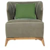 Mantellassi 1926 Lounge Chairs<Agostina green leather armchair