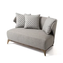 Mantellassi 1926 Sofas<Agostina light gray small sofa