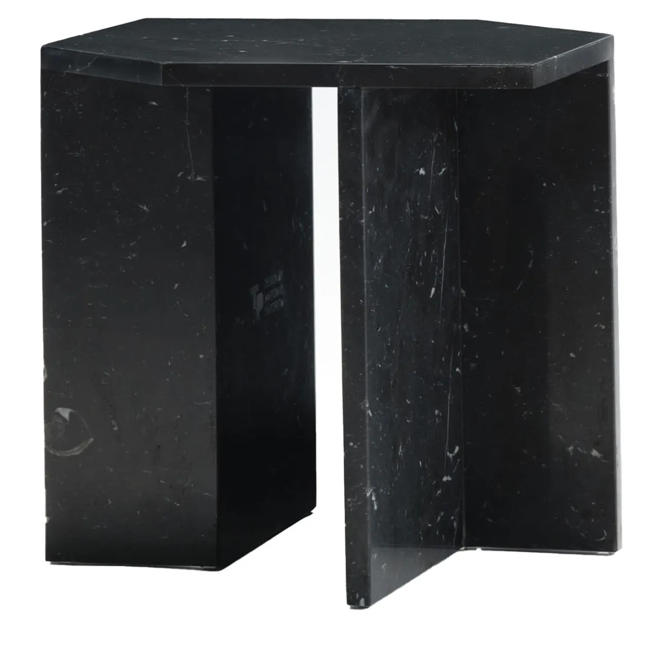 V.L. Lavorazioni In Ferro Side Tables<Alcubo Hexagonal Black Marquinia Coffee Table by Antonio Saporito