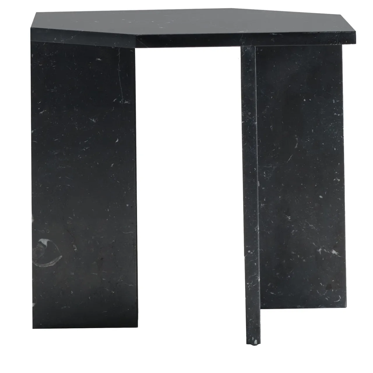 V.L. Lavorazioni In Ferro Side Tables<Alcubo Hexagonal Black Marquinia Coffee Table by Antonio Saporito