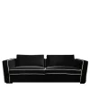 DOM Edizioni Sofas<Alexander Black Sofa
