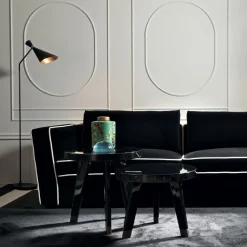 DOM Edizioni Sofas<Alexander Black Sofa