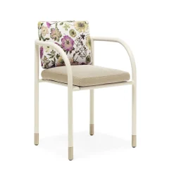 Jwana Hamdan Outdoor Chairs & Stools<Aliya Cream Outdoor Dining Chair by Lorenza Bozzoli