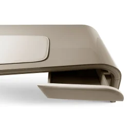 Visionnaire Desk & Writing Tables<Ambassador Beige Wood And Leather Writing Desk