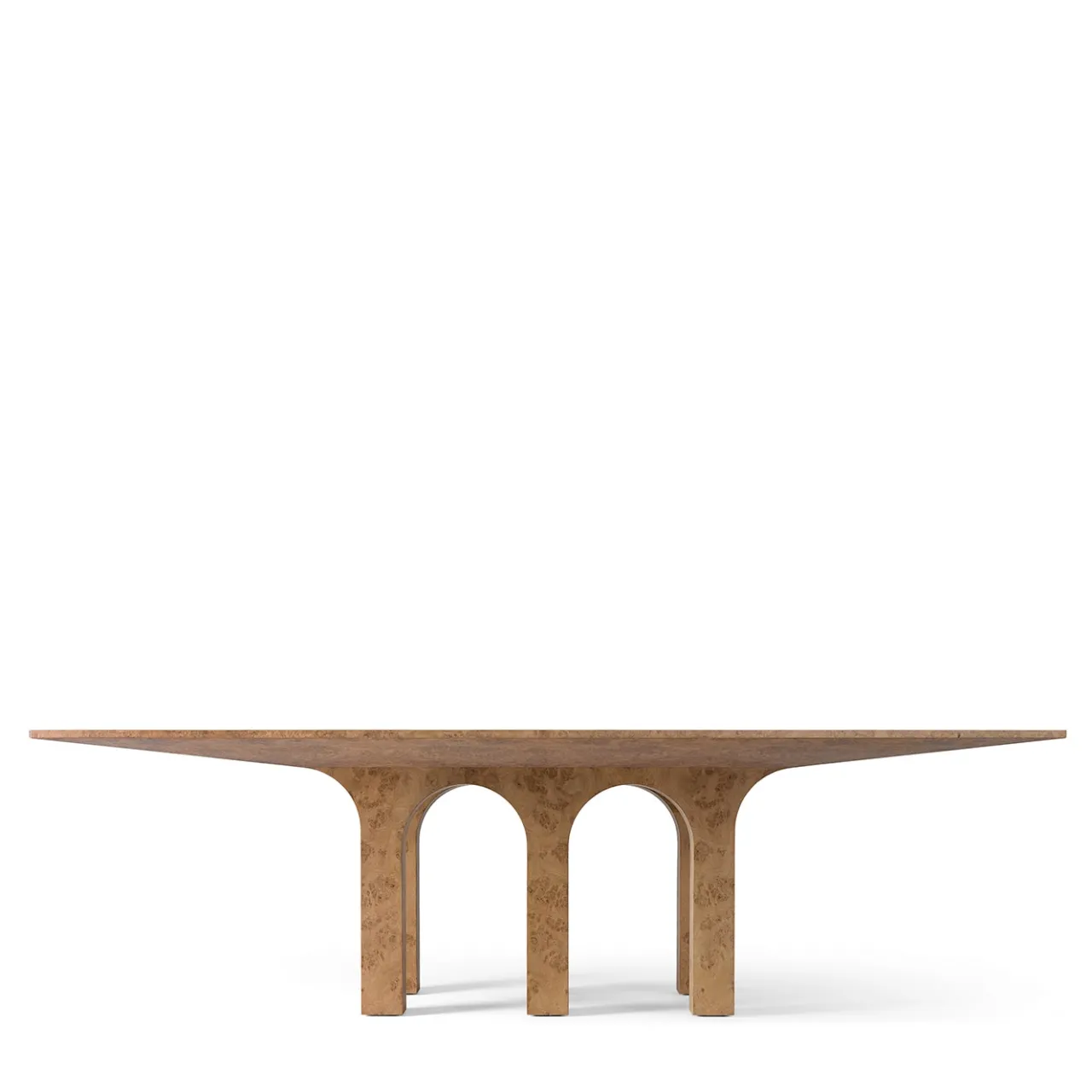 Fratelli Boffi Dining Tables<ARCHI Dining Table in burl by StorageMilano