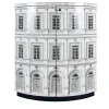 Fornasetti Cabinets<Architettura Black And White Corner Cabinet