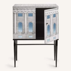 Fornasetti Cabinets<Architettura Celeste Raised Small Cabinet