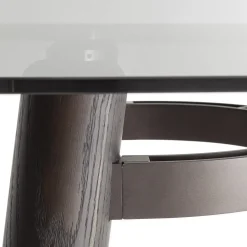 Morica Design Dining Tables<Arco Smoky Glass & Laguna Oak Table