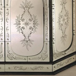 Fratelli Tosi Sideboards Buffets<Artemide Gold Frame Murano Glass Sideboard