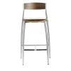 Altek Italia Design Bar Stools<Baba Set of 2 Walnut Counter Stools by Sergio Mian