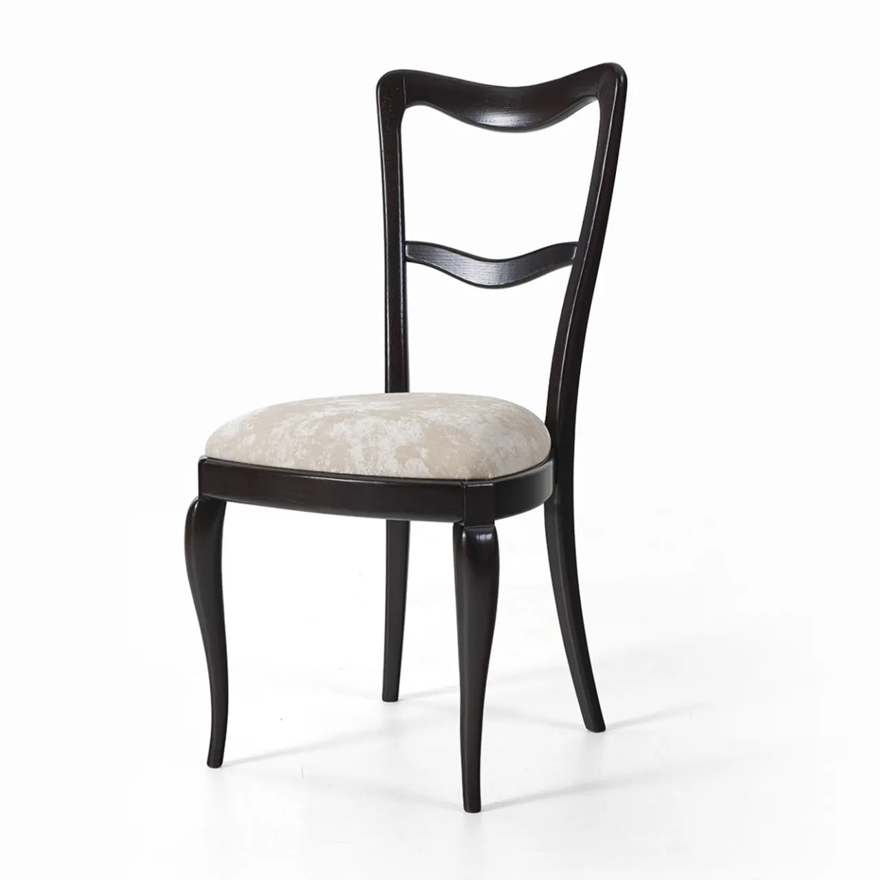 Franco Bianchini Chairs<Babbol Ebony Finish Lime Wood Chair