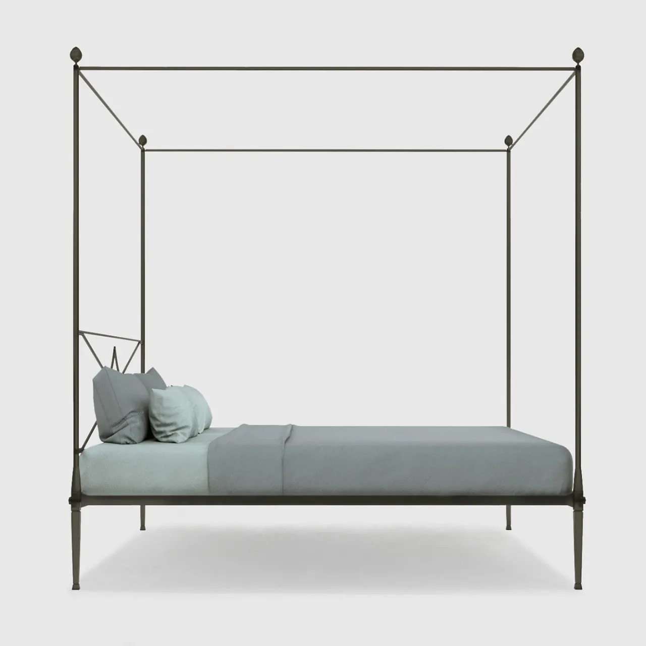 Lispi Beds<Baldo Black Iron Canopy Double Bed