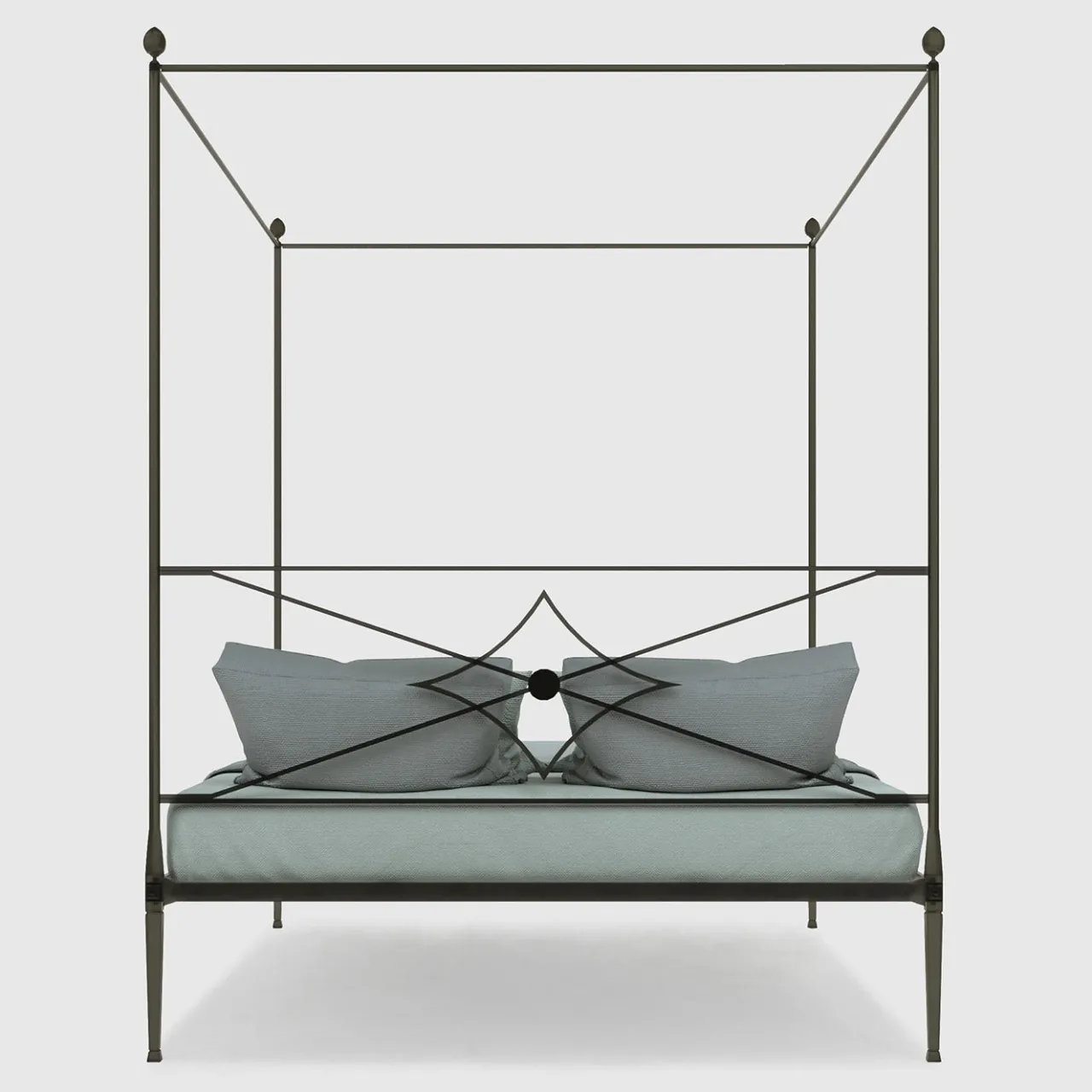 Lispi Beds<Baldo Black Iron Canopy Double Bed