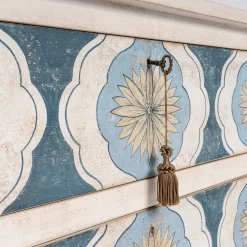 Porte Italia Dressers<Barberini Deep Sea Blue Chest of Drawers