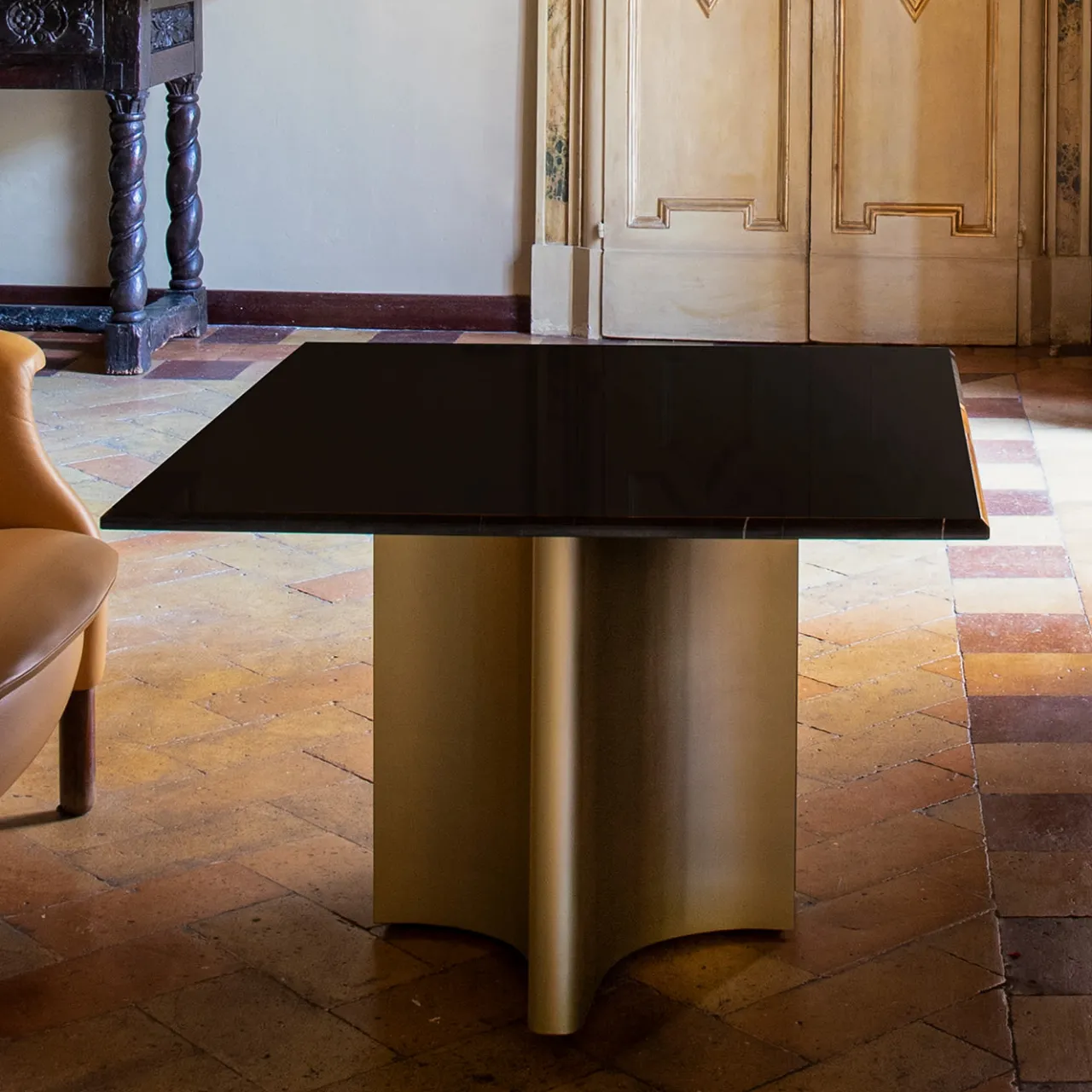 L'Eccesso Coffee Tables<Barso Q Sahara Noir Marble Coffee Table by Paolo Ciacci