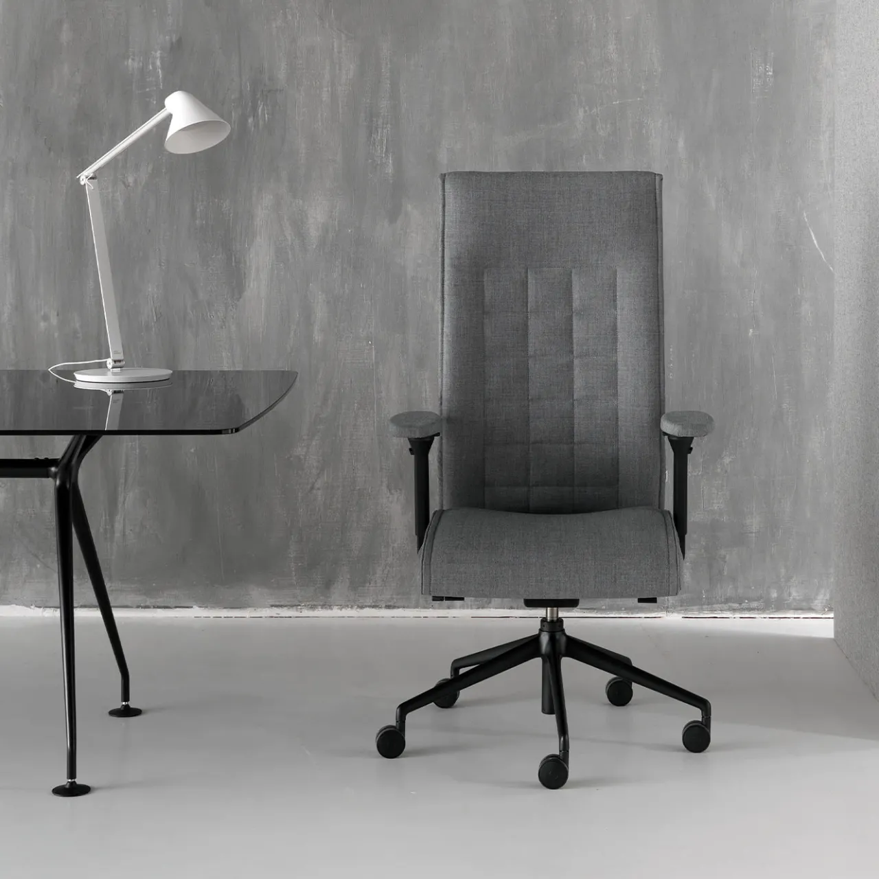 Sitia Office Chairs<Beauté A Grey Armchair