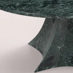 Carcino Design Dining Tables<Bianca Round Verde Alpi Table