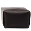 Tonucci Collection Ottomans & Poufs<Big Bao Dark Brown Leather Ottoman by Viola Tonucci