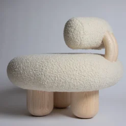 Pietro Franceschini Lounge Chairs<Bling Bling White Lounge Chair