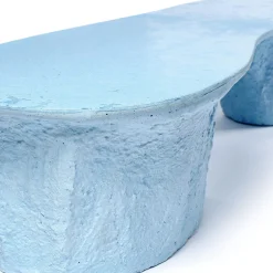 Gio Minelli Benches<Blue Cliffs Light Blue Glebanite Bench