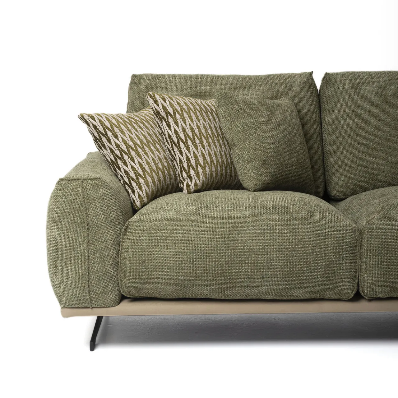 Mantellassi 1926 Sofas<Boboli green sofa with Free Side