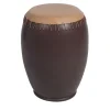 Oscar Maschera Stools<Bombo Dark-Brown Stool by Nestor Perkal