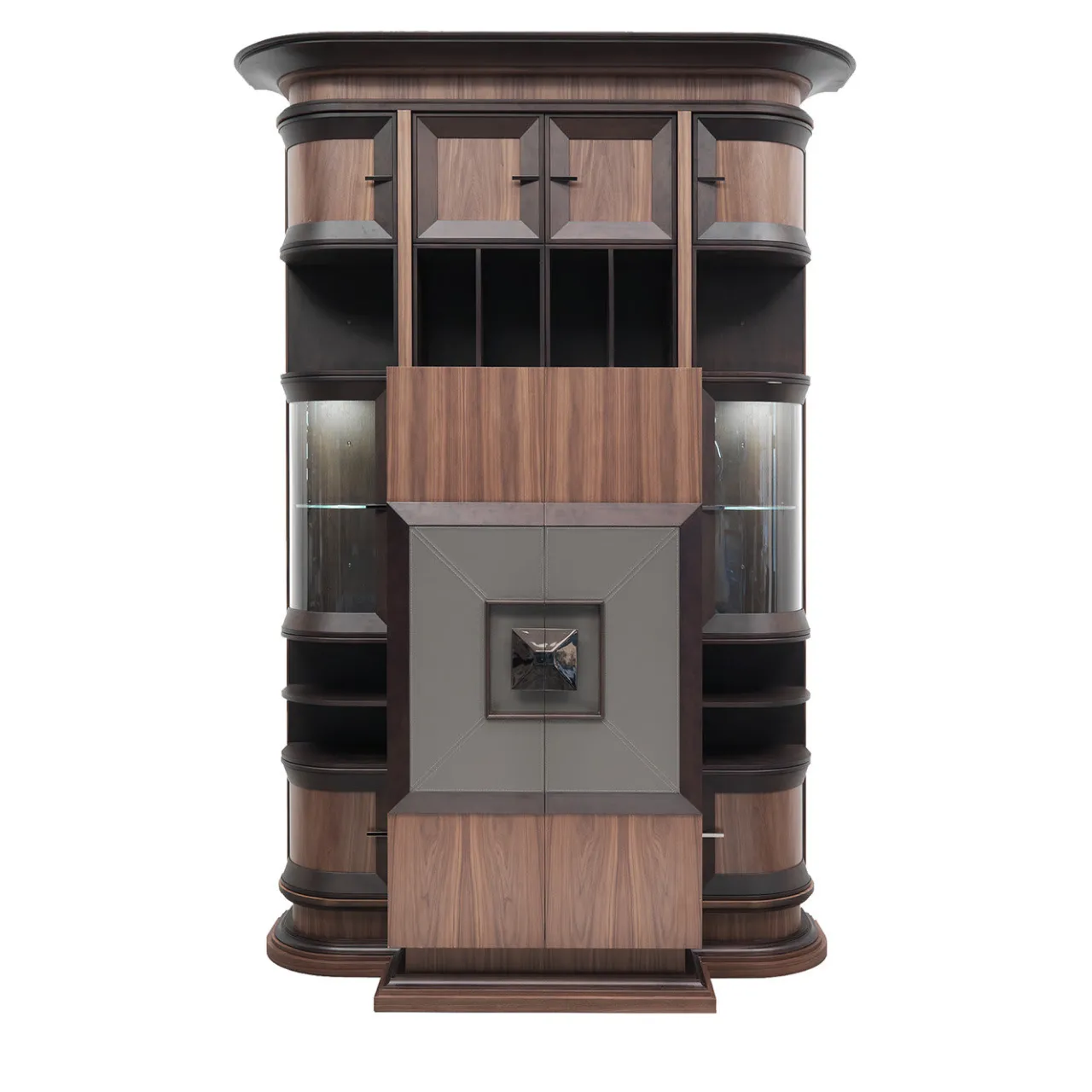 Annibale Colombo Bar Cabinets<Bookcase with Bar Cabinet