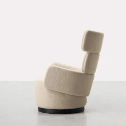 Somaschini Armchairs<Boris Beige Armchair by Dainelli Studio