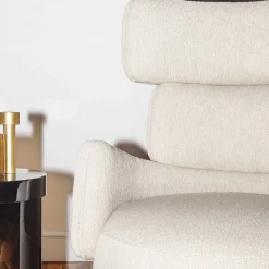 Somaschini Armchairs<Boris Beige Armchair by Dainelli Studio