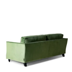 Mantellassi 1926 Sofas<Bramante Green Velvet Three-seater Sofa