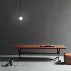 Tonucci Collection Benches<Branda Leather Full Grain Cognac Bench