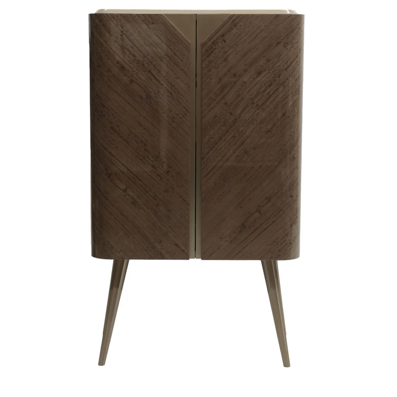 Cafedesart Bar Cabinets<Brent Eucalyptus Wood Bar Cabinet