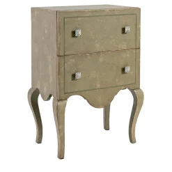 Porte Italia Nightstands<Brenta Green Wood Nightstand