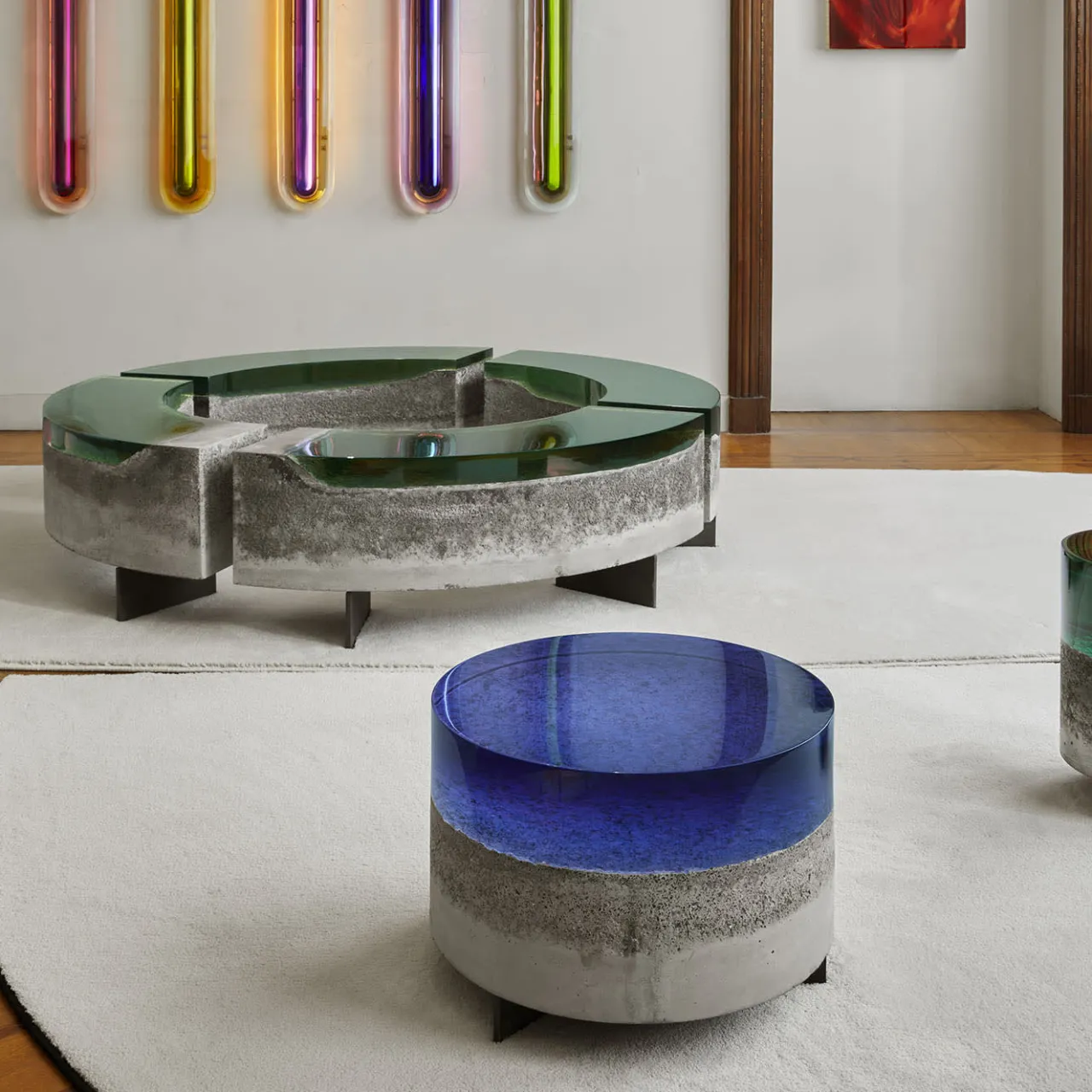 Draga & Aurel Benches<Cala bench full resin top R18