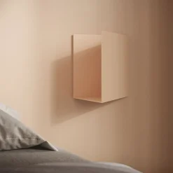 Studio Cale Shelves<Caletta Pocket Pink Metal Shelf with Right Opening
