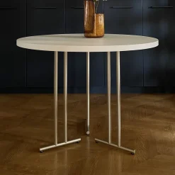 mg12 by Monica Geronimi Dining Tables<Camilla White Parchment Table