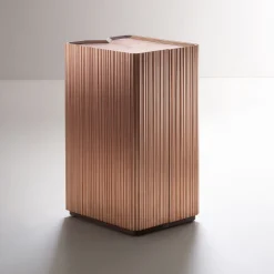 De Castelli Bar Cabinets<Canneto Barista Brushed Copper Bar Cabinet by Adriano Design