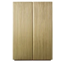 De Castelli Cabinets<Canneto Brushed Brass Cabinet by Adriano Design
