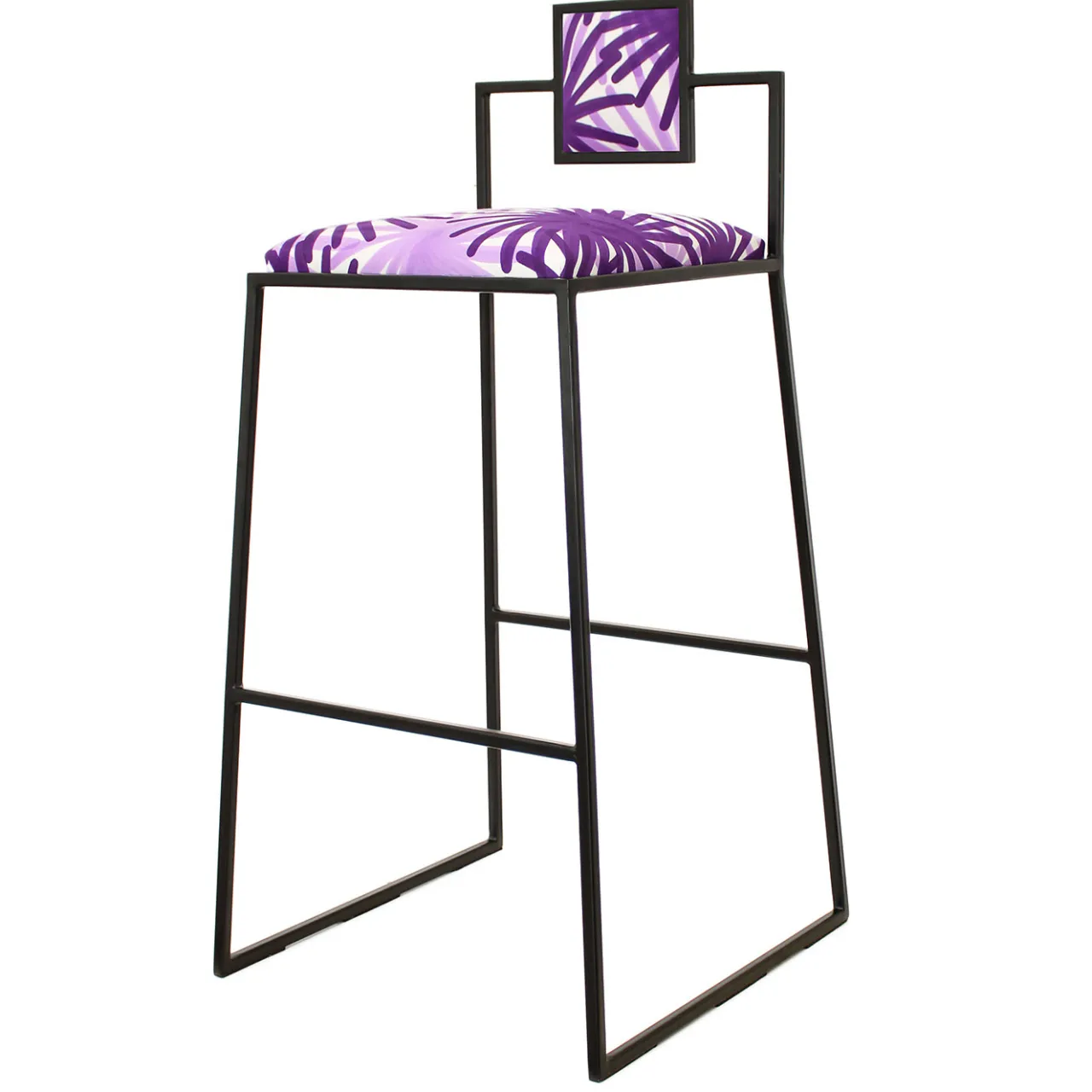 Francesco Della Femina Bar Stools<Capri Fuochi Viola Iron Bar Stool