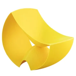 Mediterranea Design Lounge Chairs<Capri Yellow Lounge Chair