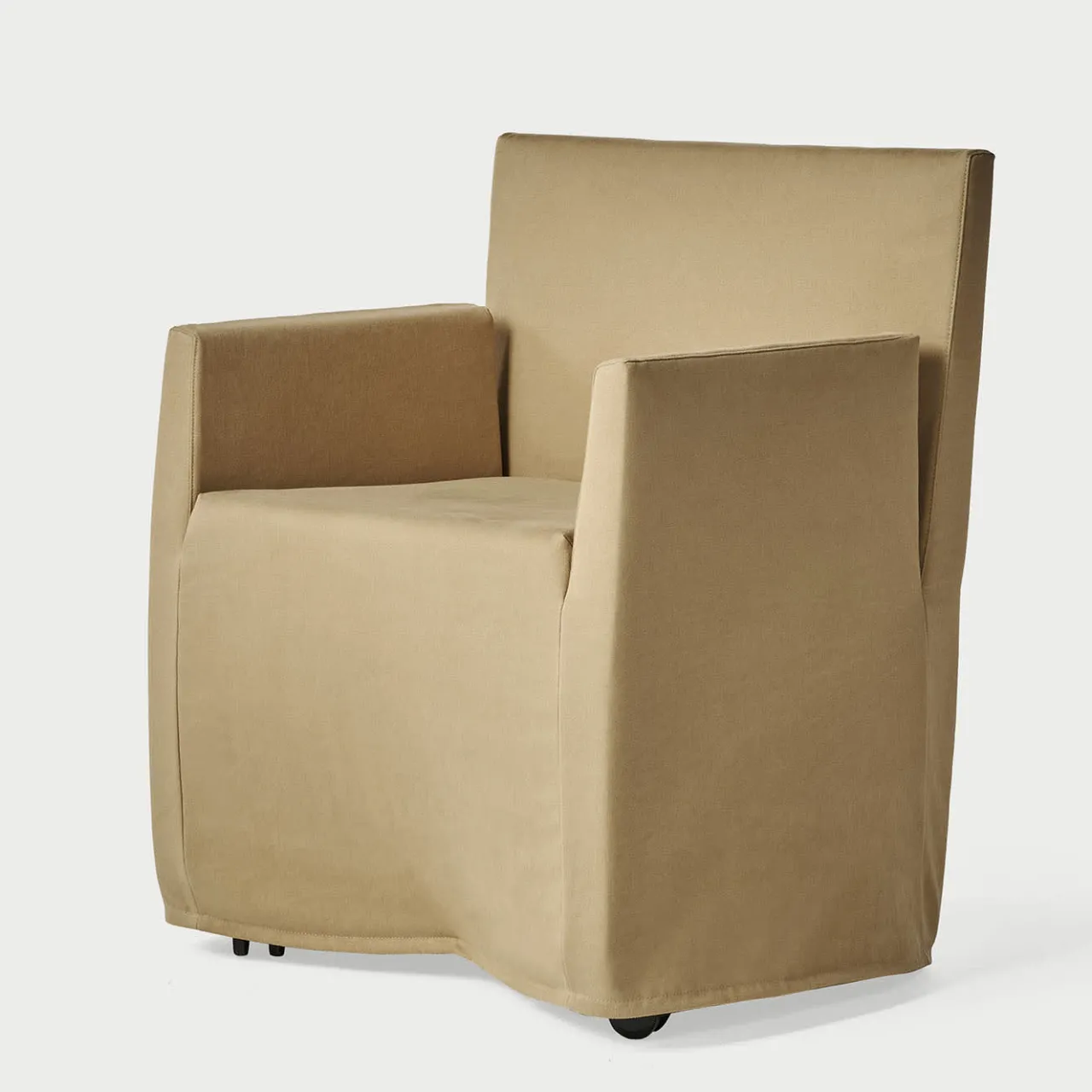 Baleri Italia Armchairs<Caprilarge Jolly Beige Armchair by Hannes Wettstein