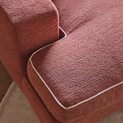 Black Tie Sofas<Carmelo Angular Red-Fabric Sofa