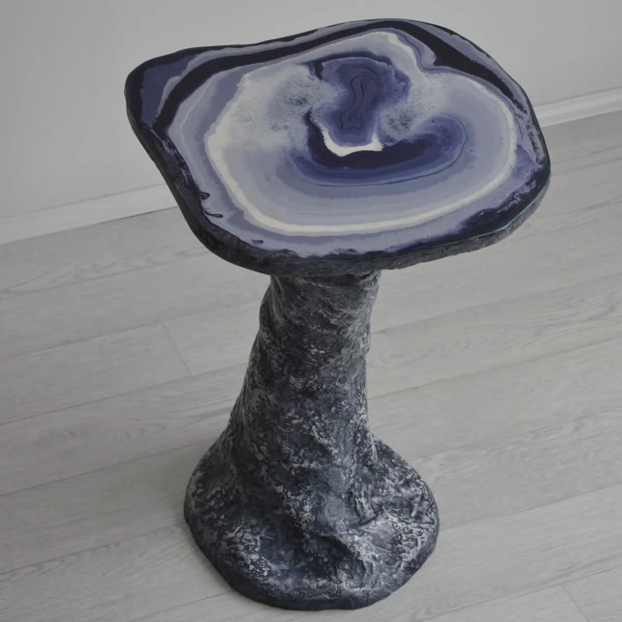Cupioli Side Tables<Charles Purple Wood Side Table
