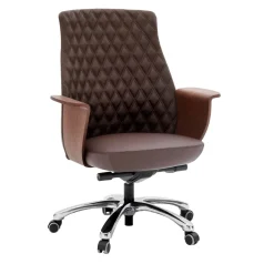 Viganò & C. Office Chairs<CHARME BROWN EXECUTIVE CHAIR